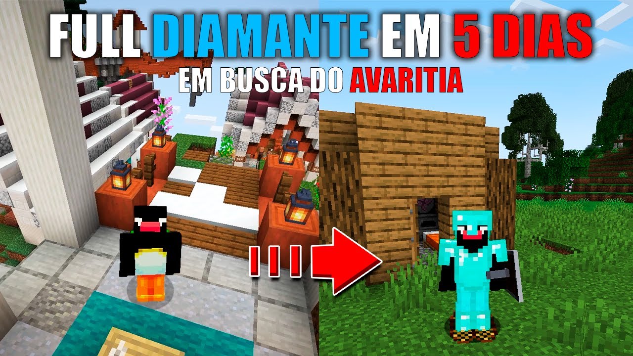 EU VOU ME TORNAR O MAIS FORTE DO MINECRAFT - EM BUSCA DO AVARITIA