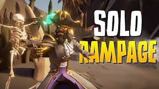 A Solo Sloop's RAMPAGE across the SEA of THIEVES!