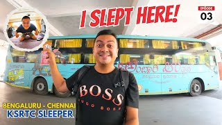 EP #03 Bengaluru to Chennai KSRTC Ambaari UTSAV SLEEPER Bus | Volvo 9600 | ഒരു വെടിക്കെട്ട്‌ വണ്ടി