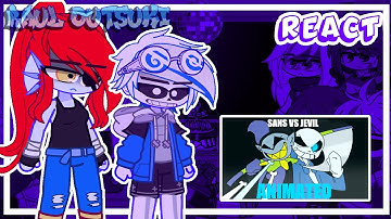 Personagens de Undertale React: Sans Vs Jevil \\Language🇧🇷🇺🇲//