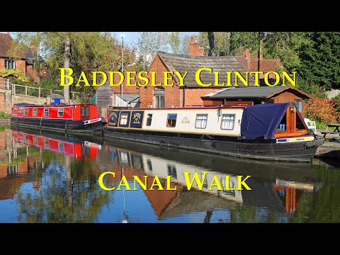 4K Baddesley Clinton Canal Walk.