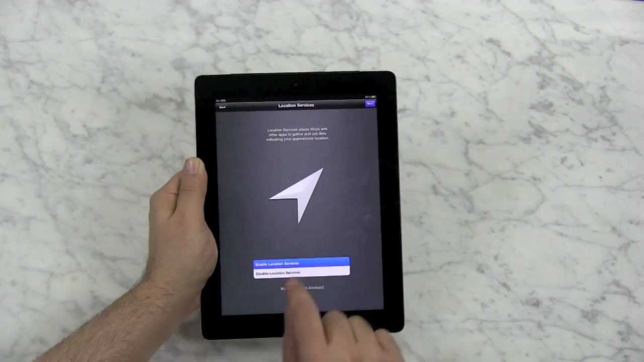 How to setup your new iPad with iCloud - YouTube