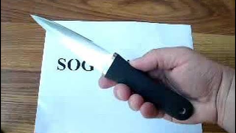 SOG Pentagon Knife S14 Demonstration