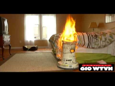 Nationwide Insurance Space Heater Fire - YouTube