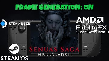 Hellblade 2 Steam Deck AMD FSR 3 Frame Generation Guide #steamdeck #fsr3 #hellblade2