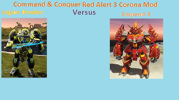 C&C Red Alert 3 Corona mod: Legion Breaker vs King Oni X