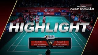 Kevin Sanjaya/Fran Kurniawan (Djarum Kudus) VS Marcus Fernaldi/Wahyu Nayaka (Musica Champions)
