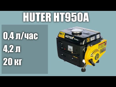 Бензиновый генератор Huter HT950A