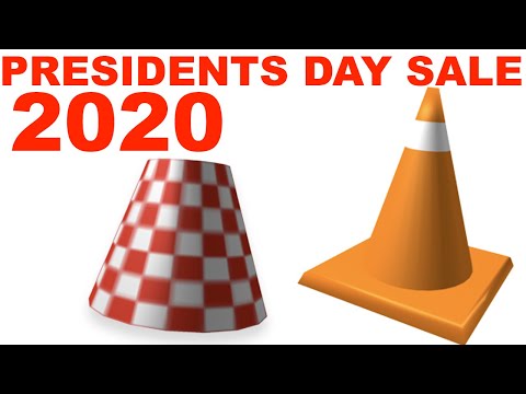 Will Traffic Cone And Lampshade Come Roblox Presidents Day Sale 2020 Youtube - how to get traffic cone hat roblox