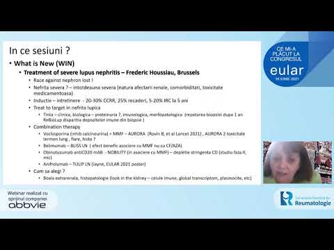 Eular 16 iunie 2021 - Lupus eritematos sistemic - Simona Rednic