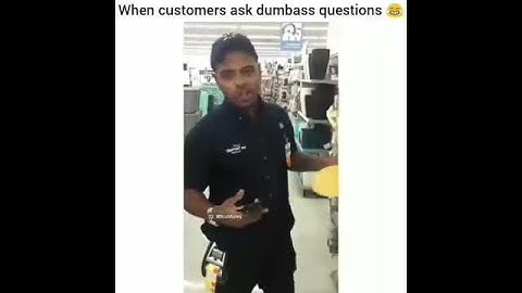Whe Customers ask Dumb Questions 😂😂😂 @funnyflixx