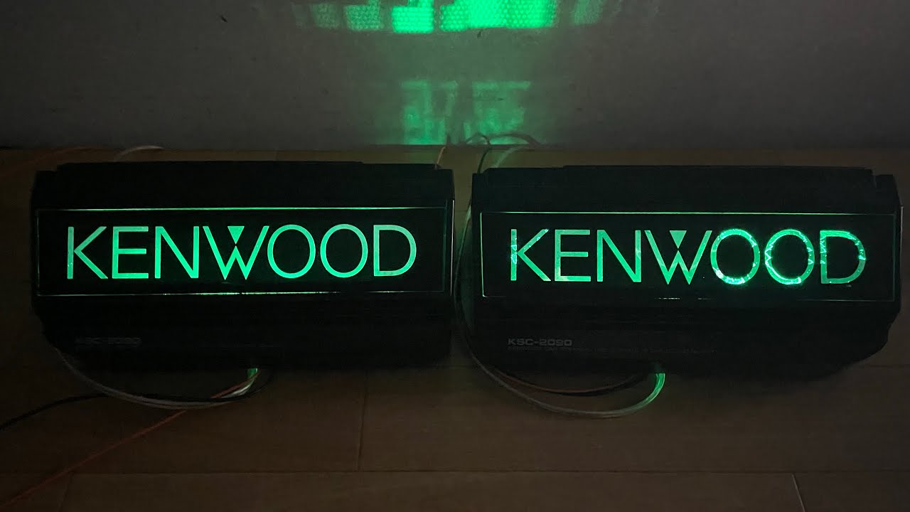 確認動画 イルミ 新品交換 KSC-2090 KENWOOD gathers 動画確認 KSC-2090 ケンウッド 街道レーサー 旧車 当時物 昭和レトロ