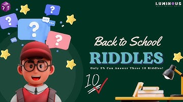 "10 Riddles That Will Trick Your Brain! 🤯 Can You Solve Them?"