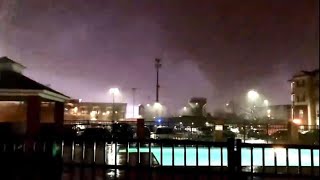 Power Flashes and EF-3 Tornado, Bowling Green, KY. December 11, 2021.