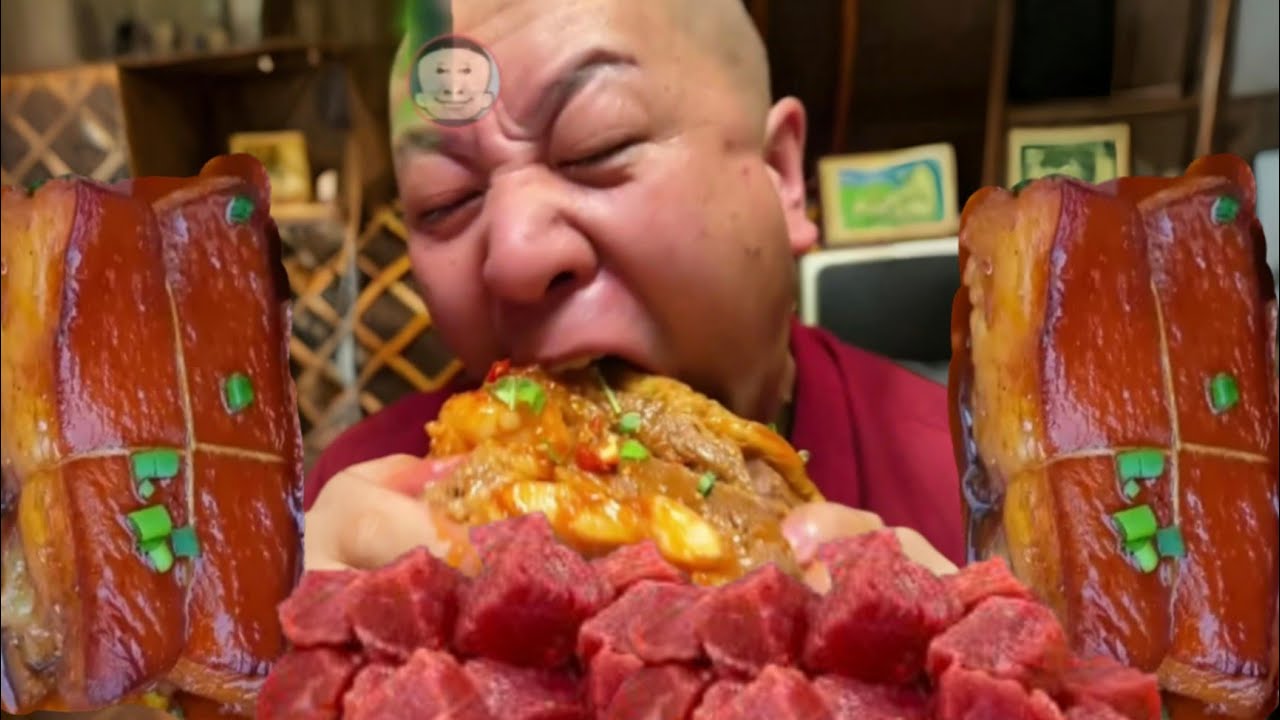 Sheep back butterfly bone / ASMR Mukbang 2025