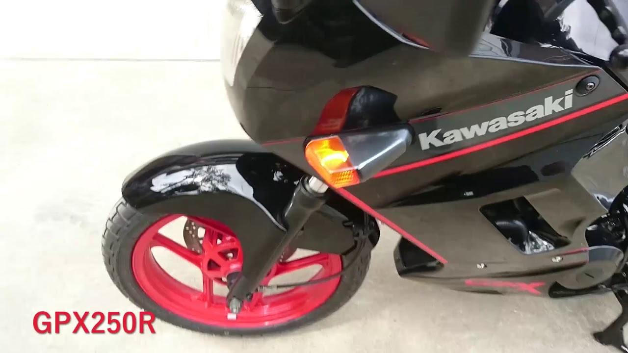 KAWASAKI(カワサキ) GPX250R レストア車両 参考動画 - YouTube
