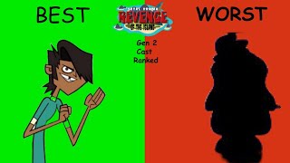 Total Drama Gen 2 Cast Ranked