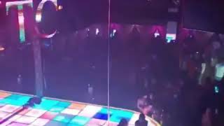 Stripper fell off pole and broke jaw bone Stripper fell off pole and broke jaw bone