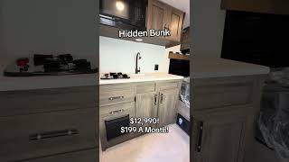 Zinger 12ft Hidden Bunk #hiddenroom #hidden #tonytrv