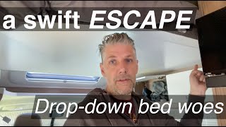 STOP making your bed EVERY DAY! Swift Escape Drop Down Bed & Height Modification