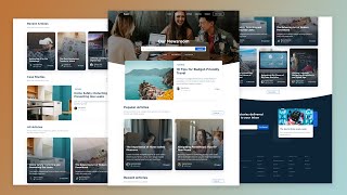 React Blog UI Design Tutorial for Beginners: Building a Blog Website with React