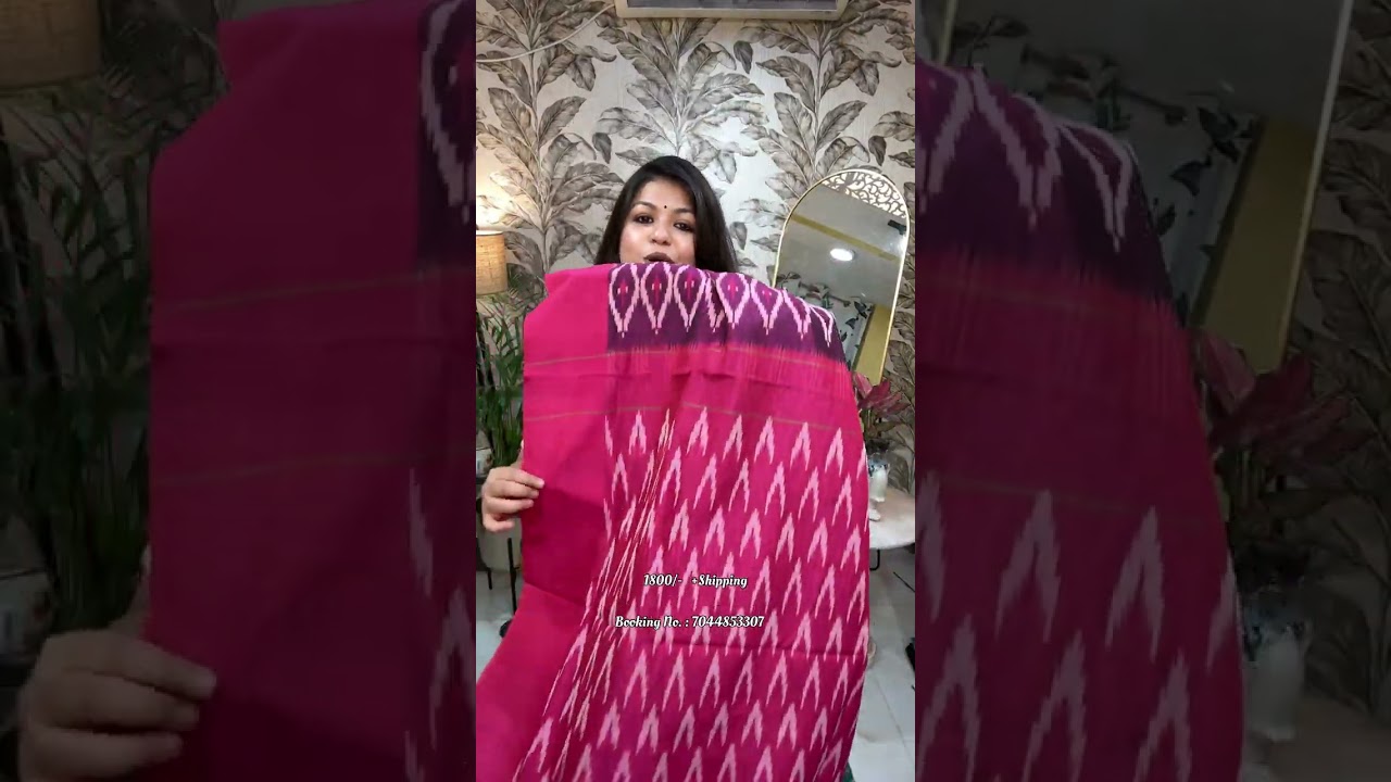 Mercerised Cotton Ikkat Saree Collection | Nandita Nandini | Kolkata Boutique