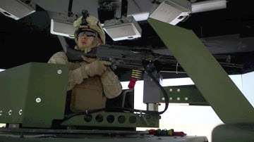 U.S. Marines Train On The Combat Convoy Simulator