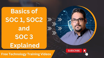 Basics of SOC 1, SOC2 and SOC 3 Explained By Luv Johar  & Akshay Dixit