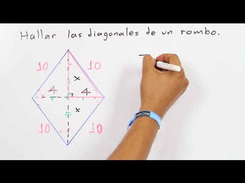 Video: Cómo Encontrar La Diagonal De Un Rombo