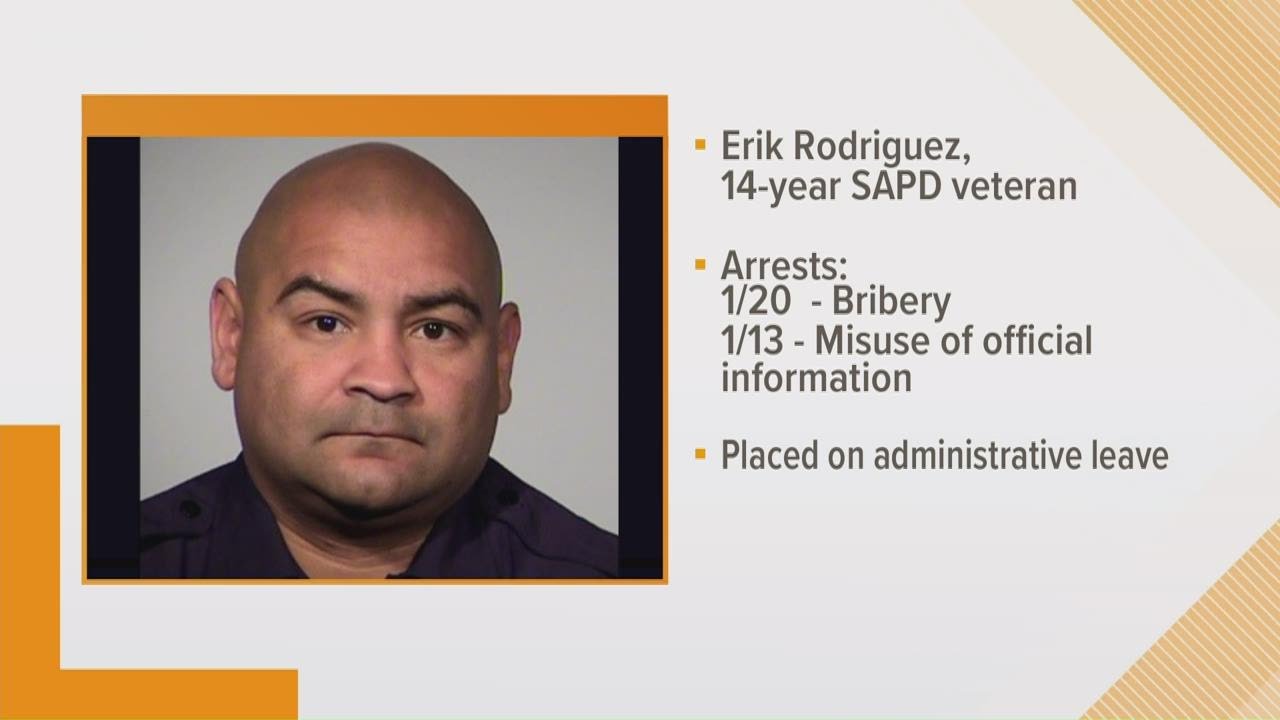 SAPD officer arrested for a second time - YouTube