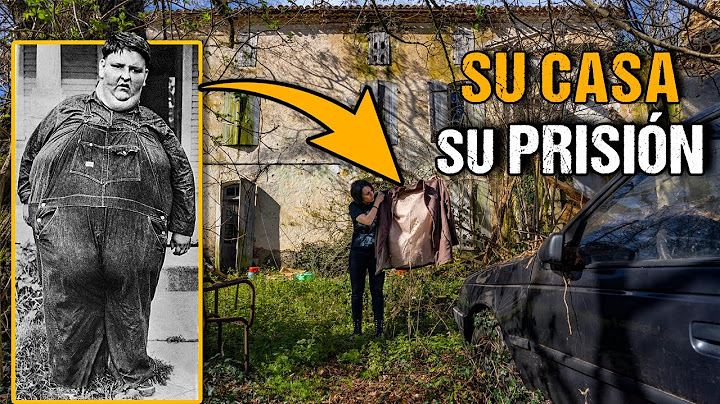PUDO con ÉL la OBESIDAD MÓRBIDA - 15 AÑOS DESPUÉS DESCUBRO SUS LAMENTABLES CONDICIONES DE VIDA.