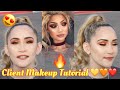 Client Makeup Transformation | How To Do Makeup On Clients | Client Makeup Tutorial