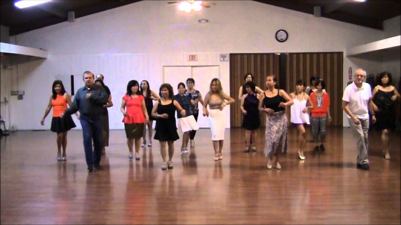 One Night Line Dance Demo by Vogue Dance Club YouTube