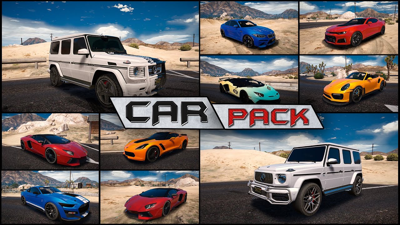 How To Install Car Pack TOP 50 Cars 2020 For GTA 5 BEST REALISTIC 