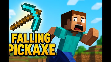 🔴 FALLING PICKAXE MINECRAFT EXTREME #short #minecraftlive
