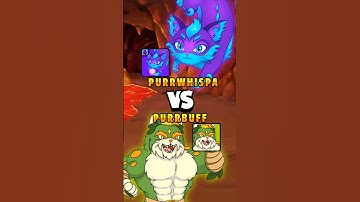 PURRWHISPA vs PURRBUFF in dynamons world 😈|