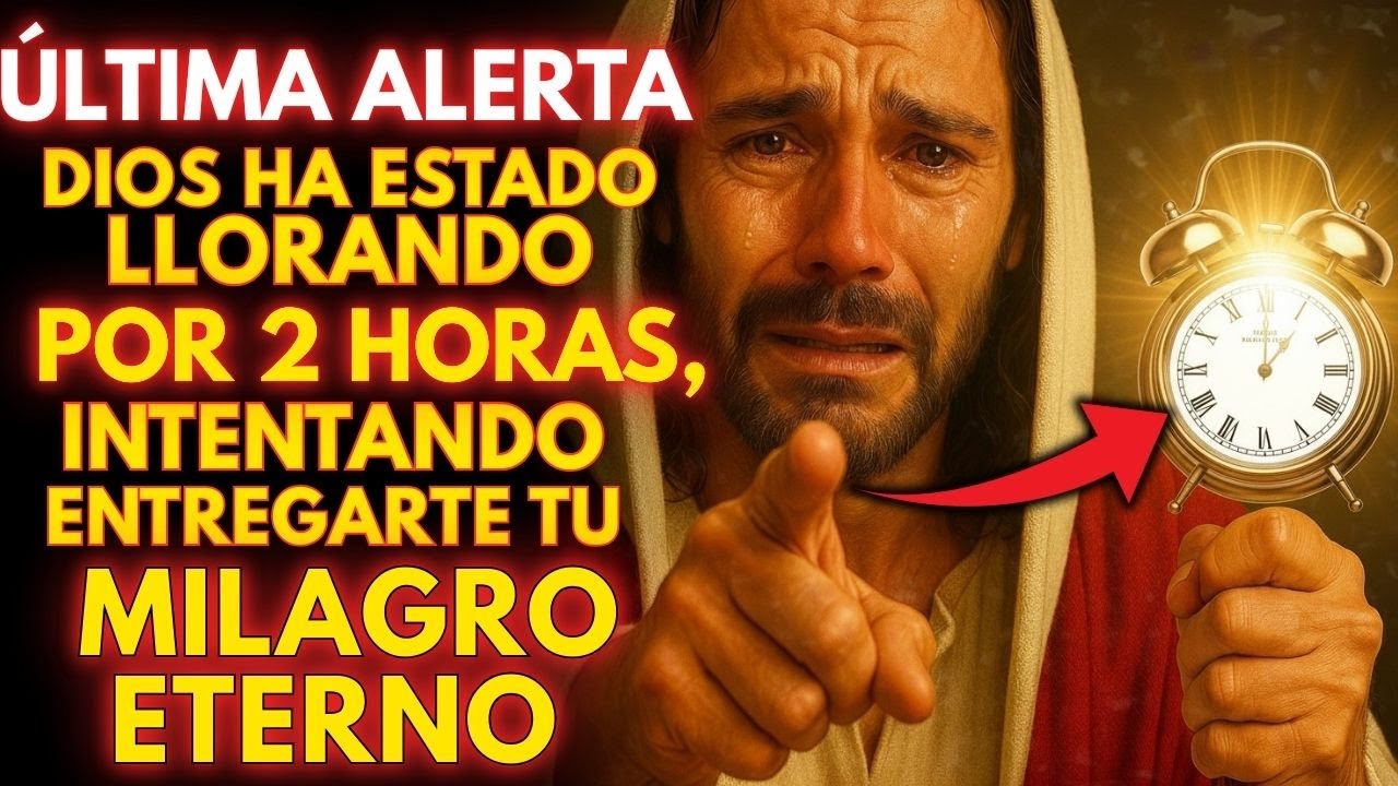 😭 DIOS, CON LÁGRIMAS EN LOS OJOS, TE ENTREGA TU MILAGRO ETERNO
