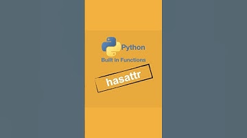 hasattr Python Built-in Functions #coding #python #programming