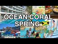 OCEAN CORAL SPRING JAMAICA+ ROOM TOUR +FOOD| SPRING BREAK IN JAMAICA| JAMAICA VLOG 2021 #covidtravel