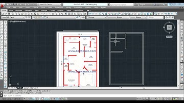 AutoCAD 2D Basics - Tutorial to draw a simple floor plan (Fast and efective!) PART 1