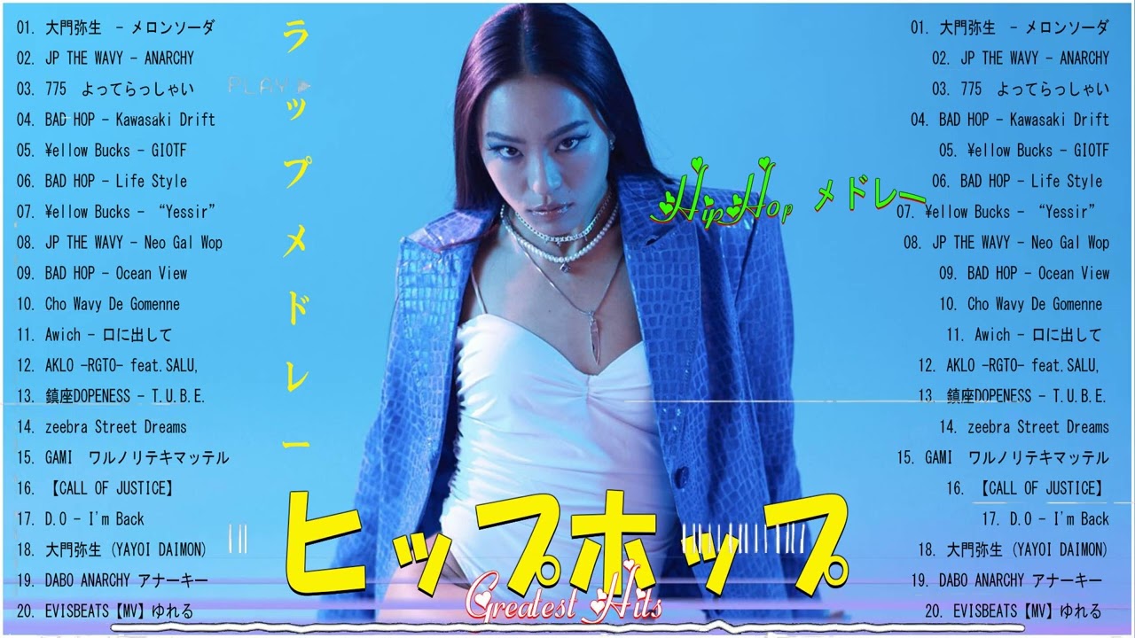 プレイリストHip Hop ベストソングメドレー2023  ヒップホップ