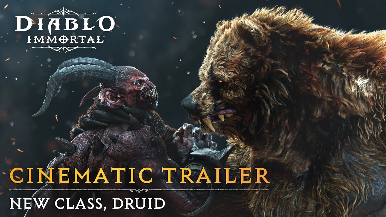 Chame a tempestade! Druida chega com tudo em Diablo Immortal em 3 de julho 🌿🐺