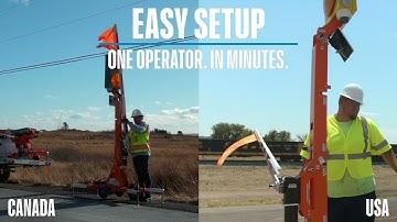 Introducing the Guardian Smart Flagger Automated Flagger Assistance Device (AFAD).