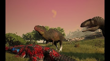 Path of Titans - Acrocanthosaurus KOS Compilation 1