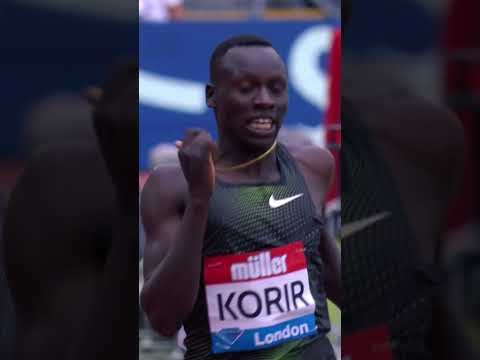 Emmanuel Korir has his own style and we love it ? #DiamondLeague ? #running #track #shorts