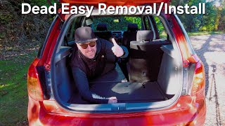 Suzuki SX4 Rear Seat Removal + Bed Platform Install | Car Camper