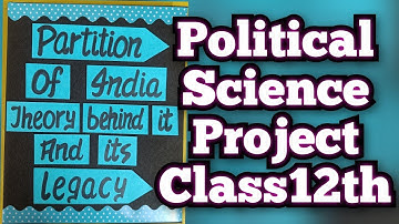 Partition of India Theory behind it and it