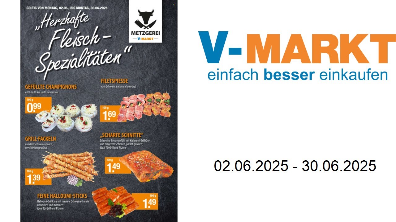 V-Markt Prospekt - Metzgerei - vom 02.06. bis 30.06.2025