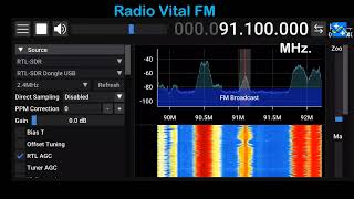 Radio Vital FM 91.100 MHz. en FM. [OCZ-4B]. "Antes Radio 91.1 Fm - 91.10 MHz.". Perú-Lima. (Otoño). screenshot 5