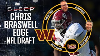 Does Alabama Edge rusher Chris Braswell make it to the Commanders in the 2nd round of the NFL draft